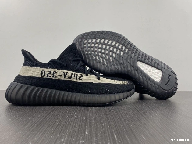 Black Yeezy Adidas V2 350 Core White Boost BY1604 0730